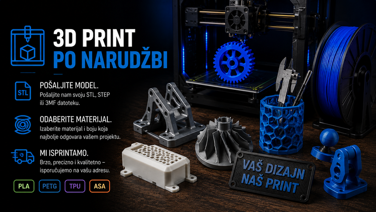 3D PRINT PO NARUDŽBI